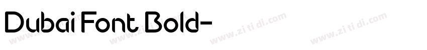 Dubai Font Bold字体转换